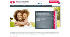 Desktop Screenshot of hcsfamilyservices.org